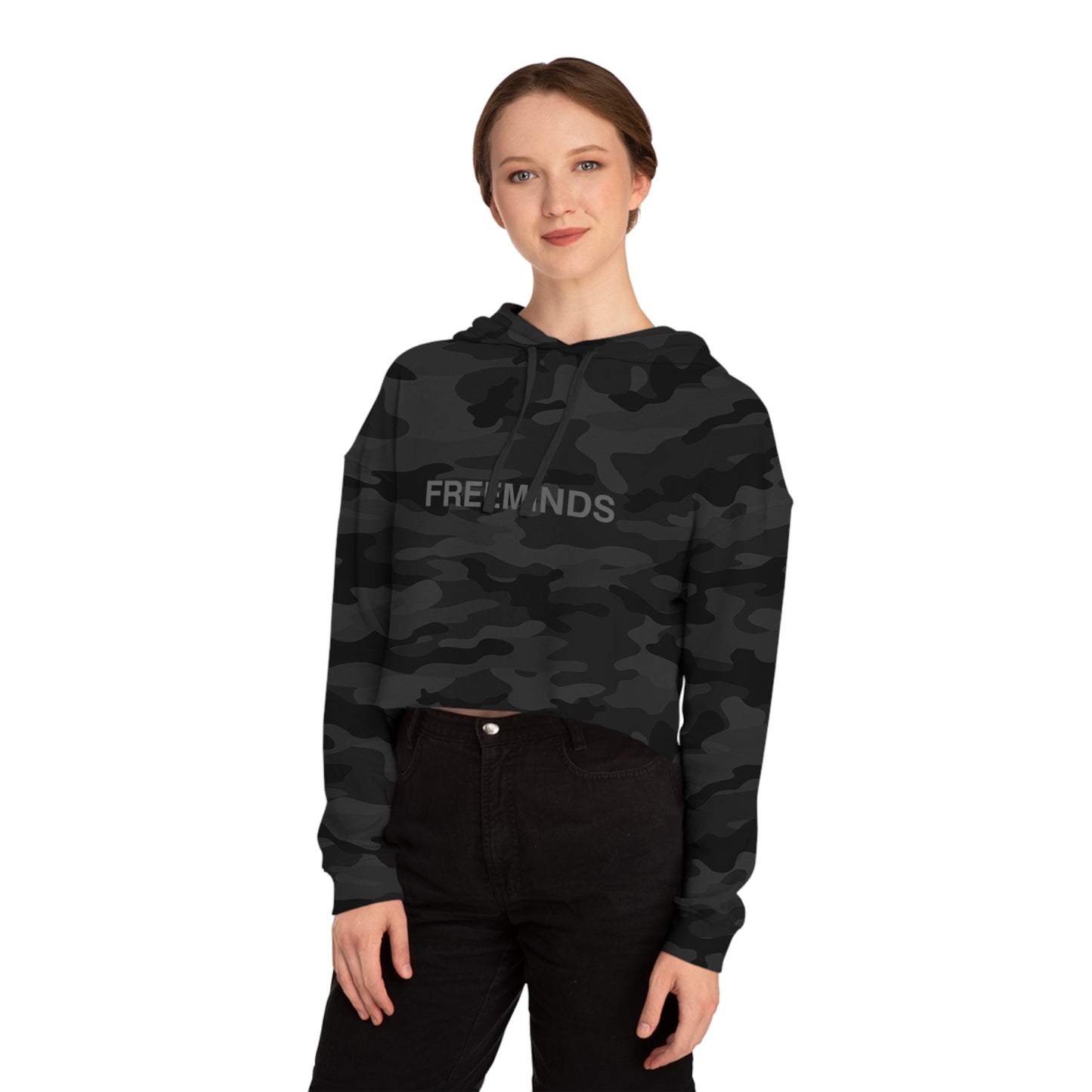 Apparel|Freeminds Women’s Cropped Hooded Sweatshirt