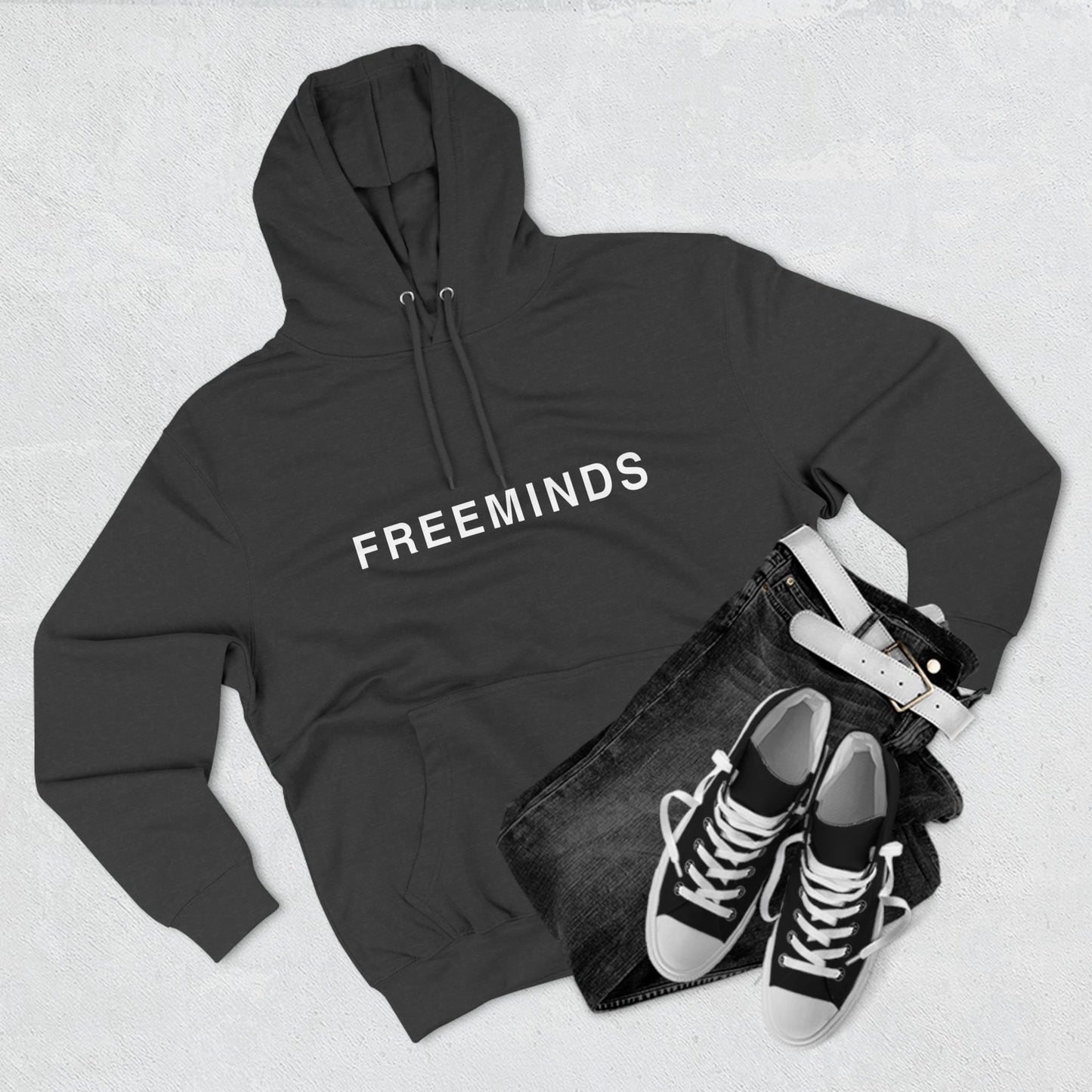 Apparel|Freeminds Three-Panel Fleece Hoodie