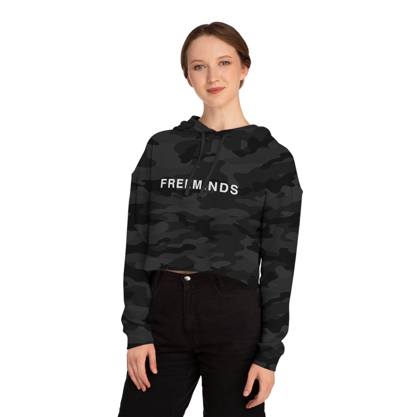 Apparel|Freeminds Women’s Cropped Hooded Sweatshirt