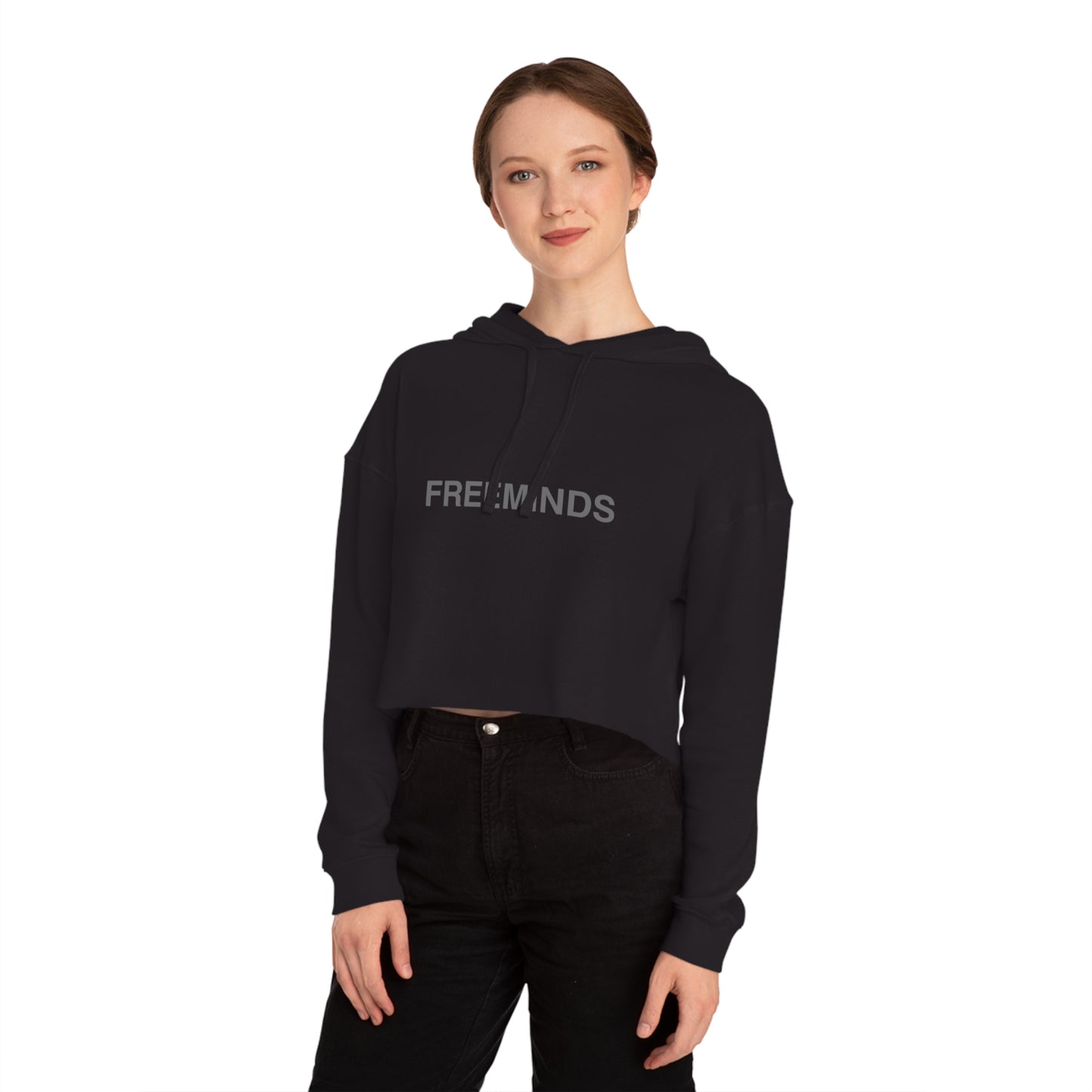 Apparel|Freeminds Women’s Cropped Hooded Sweatshirt