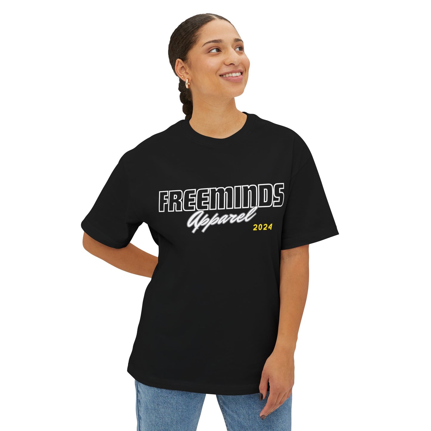 Apparel|Freeminds Unisex Oversized Boxy Tee