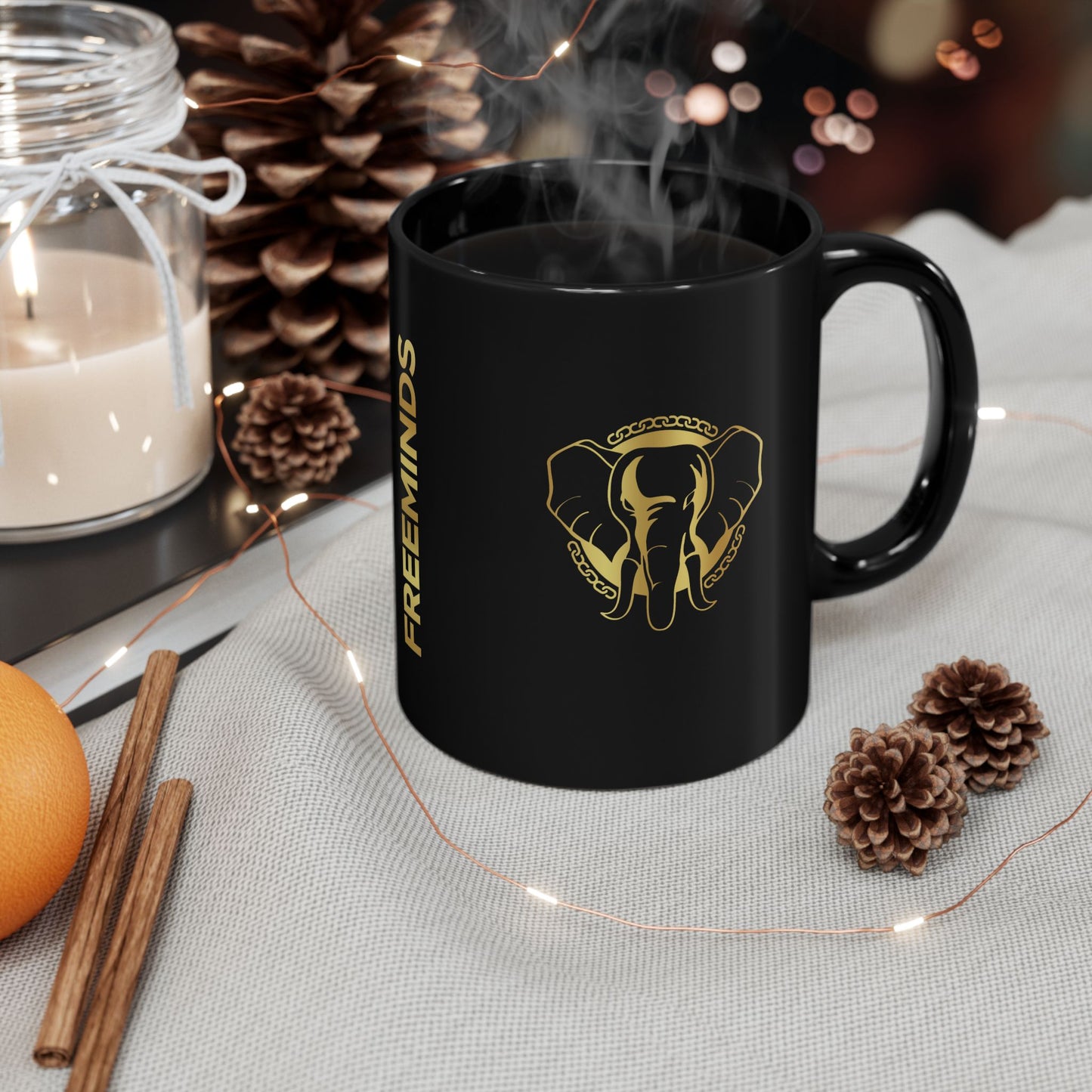 Drinkware|Freeminds Logo Black Mug (11oz)