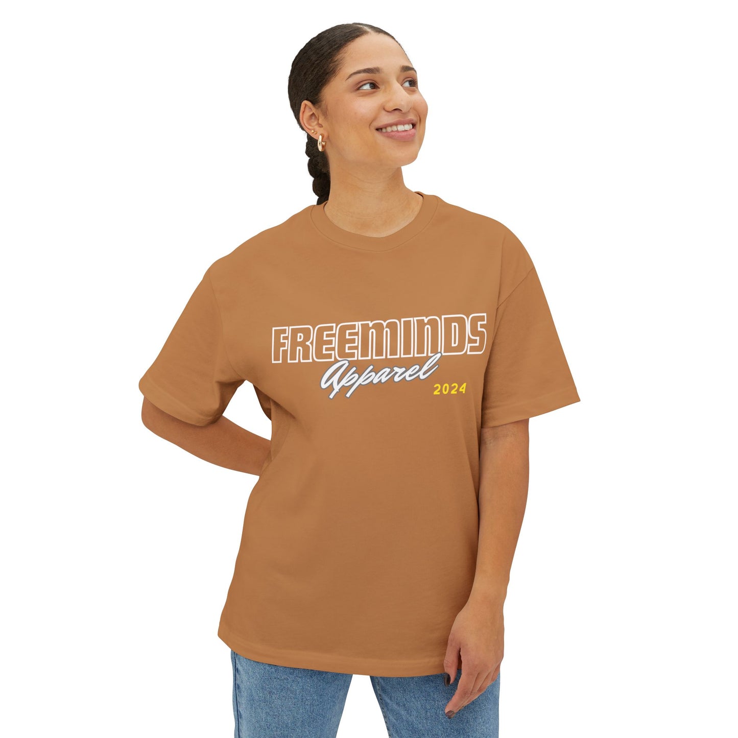 Apparel|Freeminds Unisex Oversized Boxy Tee