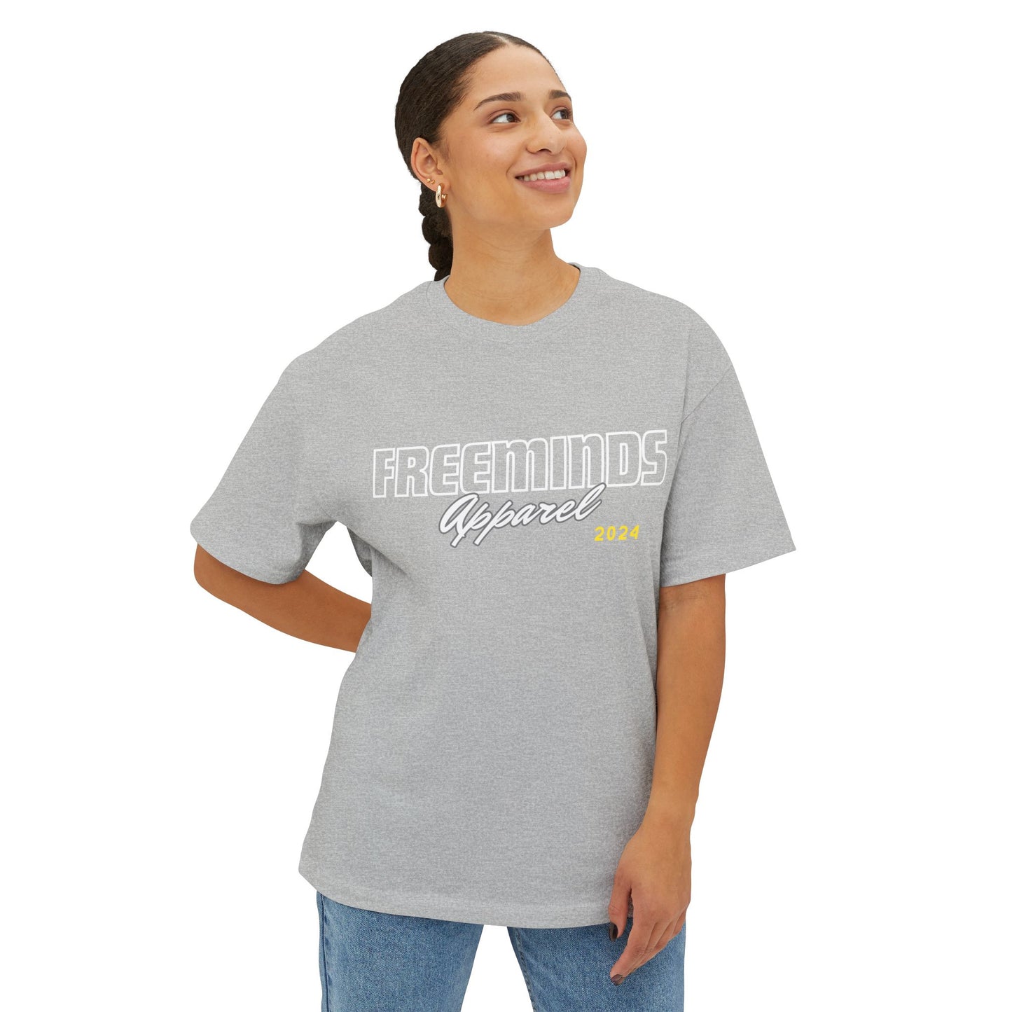 Apparel|Freeminds Unisex Oversized Boxy Tee