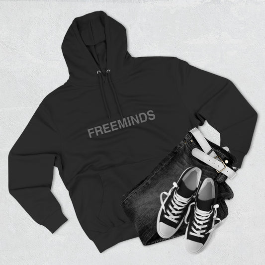 Apparel|Freeminds                  Three-Panel Fleece Hoodie